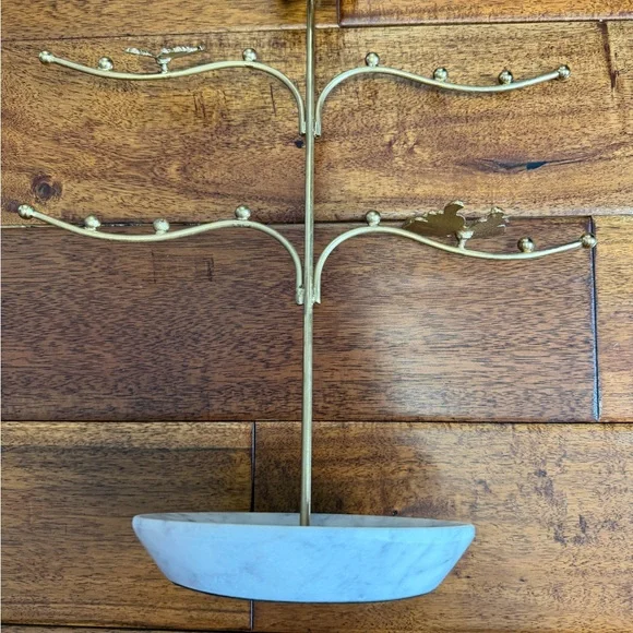 Gold Butterfly Jewelry Stand - Picture 3 of 3